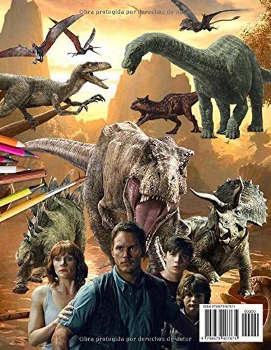 Jurassic World Libro Para Colorear: Jurassic World Libro De Colorear Acción: Colorea Las Fotos No Oficiales Más Espantosas