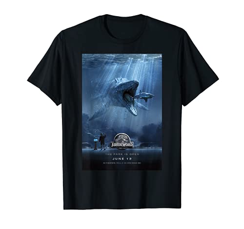 Jurassic World Mosasaurus Movie Poster Camiseta