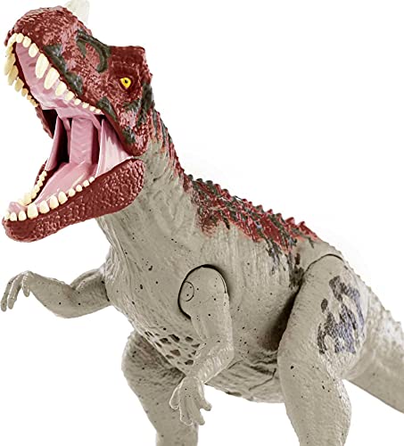 Jurassic World Ruge y Ataca Ceratosaurus Dinosaurio figura articulada de juguete con sonidos (Mattel GWD07)