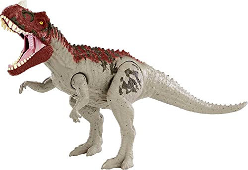 Jurassic World Ruge y Ataca Ceratosaurus Dinosaurio figura articulada de juguete con sonidos (Mattel GWD07)