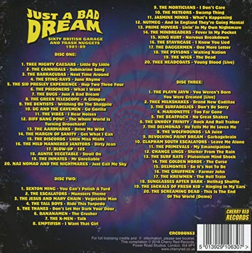 Just A Bad Dream. British Garage And Trash Nuggets 81-89