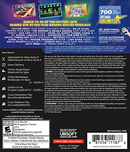 Just Dance 2022 Standard Edition for Xbox One and Xbox Series X [USA]