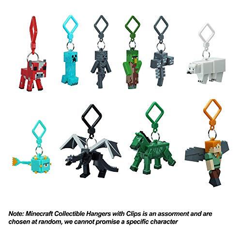 Just Toys JTMIN-3502 Minecraft Hangers Serie 4 - Figura coleccionable de 10 figuras misteriosas de 5 a 7 cm