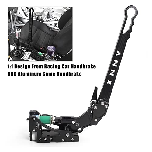 JUSTBAIXUE Handbrake de Coche USB Hidráulico Simulación Parafreno de Mano G25/G27/G29/G295/T300/T500PC Juegosde carrerassistema calibradoautomáticamente Ordenador Personal Freno de Mano (Color : Red)