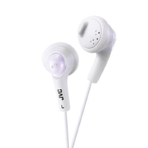 JVC HA-F160-W-E Gumy - Auriculares de botón, color blanco