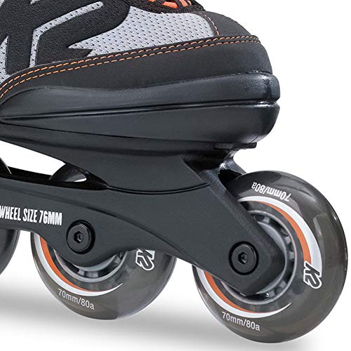 K2 Skate Raider, Calzado para niños, Negro y Naranja (Black Orange), 35- 40 EU