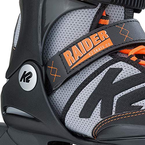 K2 Skate Raider, Calzado para niños, Negro y Naranja (Black Orange), 35- 40 EU