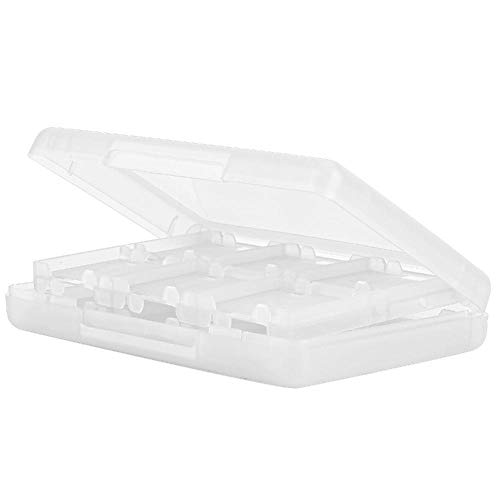 Kailisen 28 en 1 Caja de Cartucho con Soporte para Tarjeta de Juego para Juegos Nintendo DS 3DS (Blanco)