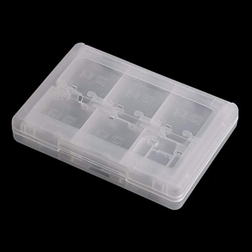 Kailisen 28 en 1 Caja de Cartucho con Soporte para Tarjeta de Juego para Juegos Nintendo DS 3DS (Blanco)