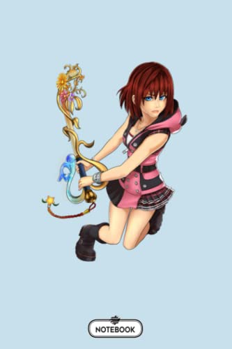 Kairi Kh3 Riku Notebook: Lined College Ruled Paper,6x9 120 Pages,journal,matte Finish Cover,diary,planner