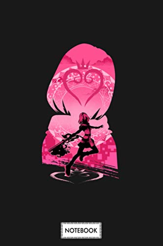 Kairi Kingdom Heart Notebook: Planner, Lined College Ruled Paper, Diary, 6x9 120 Pages, Journal, Matte Finish Cover