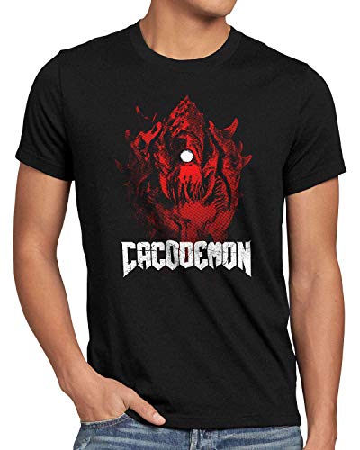 kaixin Cacodemon Herren T-Shirt Ego Shooter Pc Multiplayer Doom Quake