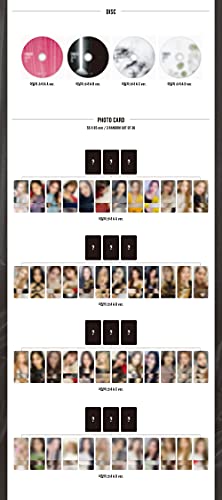 KAKAO ENTERTAINMENT MENSUAL GIRL LOONA - [&] (4º Mini Álbum) Álbum+Juego de tarjetas fotográficas adicionales (B ver.)