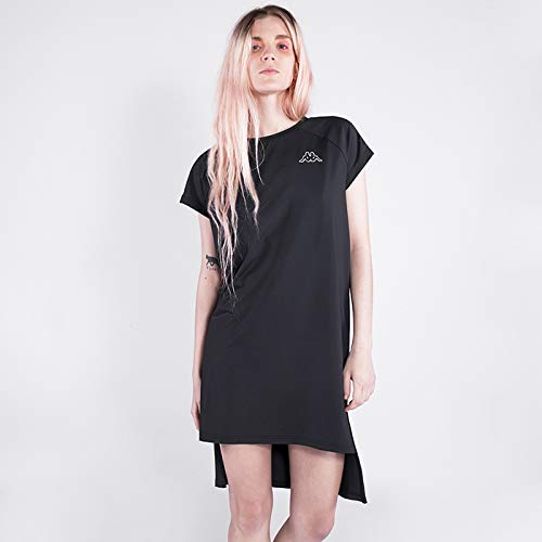 Kappa Aurion 222 Banda Vestido, Mujer, Negro, M
