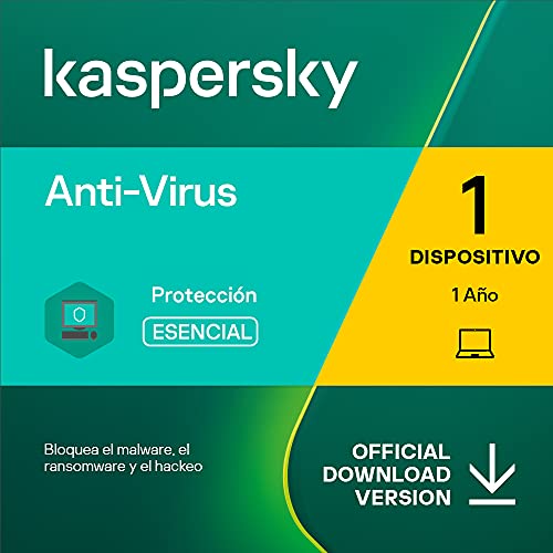 Kaspersky Anti-Virus 2022 | 1 Dispositivo | 1 Año | PC | Código de activación enviado por email