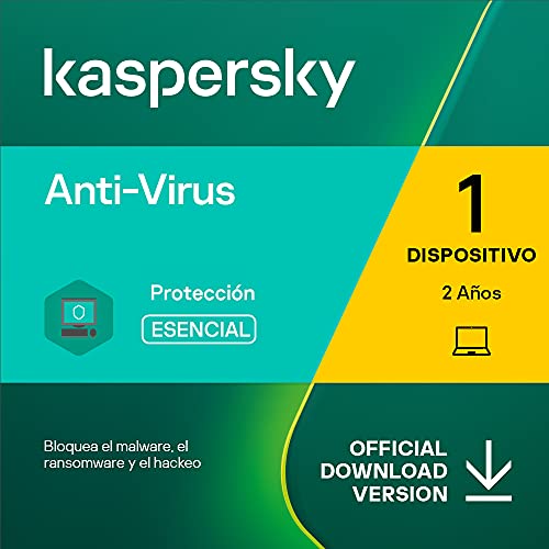Kaspersky Anti-Virus 2022 | 1 Dispositivo | 2 Años | PC | Código de activación enviado por email