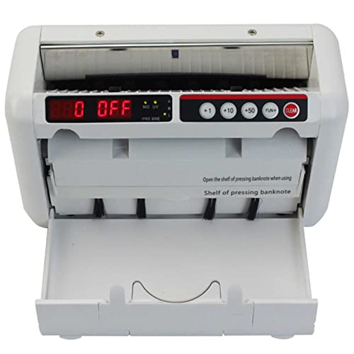 Kedelack Contador De Dinero Portátil UPF50 + MG Línea De Seguridad Detección De Billetes Falsos con Pantalla De Mochila Especialmente para Dólares Estadounidenses Y Euros
