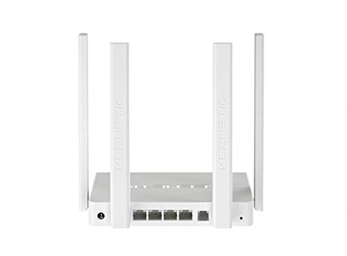 KEENETIC Carrier-DSL(KN-2111) AC1200 2,4/5,0 GHz Mesh Wi-Fi VDSL/ADSL2+ Modem Router con 4 puertos Smart Switch, puerto USB, toda la casa y SMB/instrucciones e interfaz multilingües incluyendo español