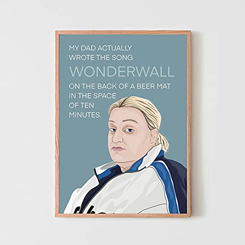 Kerry Mucklowe | This Country - BBC | Ilustración Ł Tv Show | Netflix | Reino Unido | Poster | Arte de la pared | Galería | Imprimir | Poster Unframe