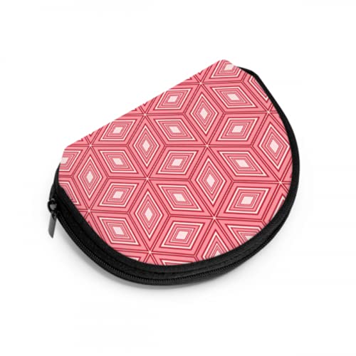 Key Coin Pouch Three Dimension Square Design Pocket Coin Pouch Mens Coin Purse with Zipper with Zipper Mini Cosmetic Makeup Bags For Women Girls Party Gifts and Decorations