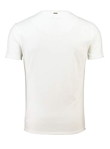 KEY LARGO MT Razor Blade v-Neck Offwhite - Camiseta para hombre 1001 Offwhite M