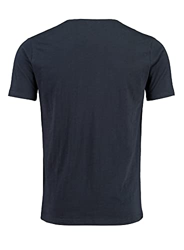 KEY LARGO Sugar V-Neck Camiseta, Azul Marino (1200), L para Hombre