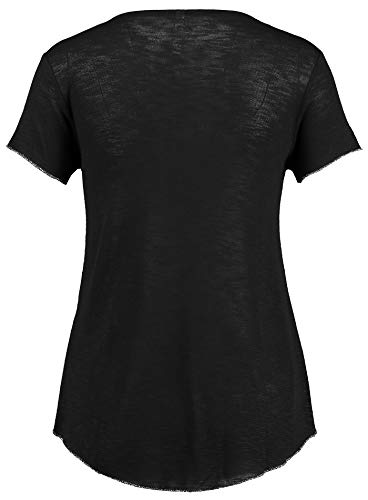 KEY LARGO Vicky v-Neck Camiseta, Negro, XS para Mujer