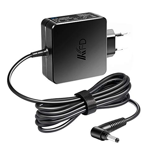 KFD 65W Adaptador Cargador Portátil para Lenovo IdeaPad 3 15IIL05 15ADA05 ADL45WCG S145-15IWL 320 Yoga 520 530 330-15IKB 110-15isk 510-15ISK 320-15ikb PA-1450-55LL S340-14IIL 530s, Miix 510 20V 3,25A