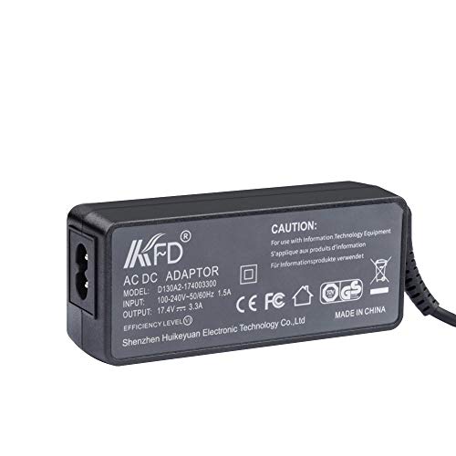 KFD Adaptador Cargador Cable de alimentación para DJI Phantom 3 Standard, DJI Phantom III Professional, Advanced UAV Aerial Quadcopter Drohne, DJI Phantom 3 SE y 4K Drones AC DC Adapter - 17,4V 3,3A