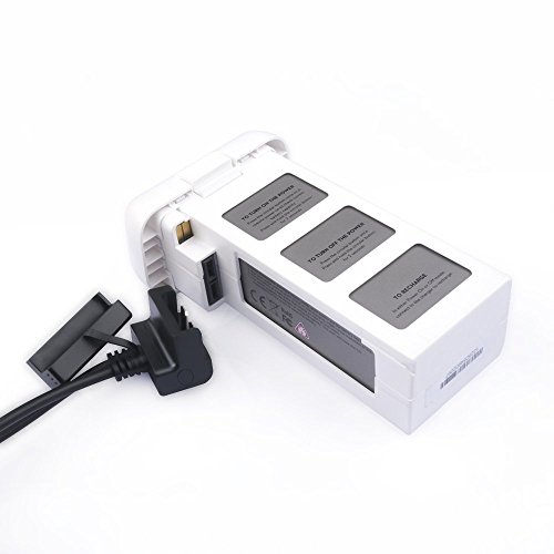 KFD Adaptador Cargador Cable de alimentación para DJI Phantom 3 Standard, DJI Phantom III Professional, Advanced UAV Aerial Quadcopter Drohne, DJI Phantom 3 SE y 4K Drones AC DC Adapter - 17,4V 3,3A