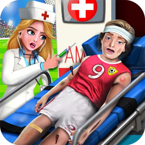 Kids Sports Doctor Surgery Games- Treat Soccer Injured Players in Emergency Hospital Game. Be the Best Surgeon in Sports Doctor Games- Best Soccer Games for Kids