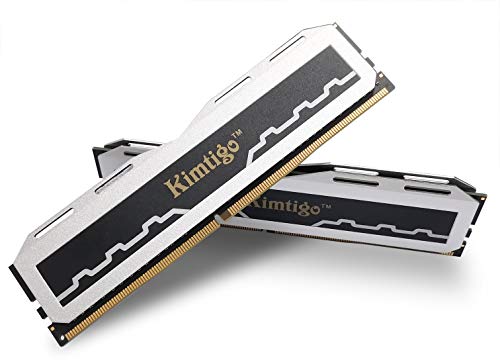 Kimtigo DDR4 32 GB (16 GBx2) 3200 MHz PC4-25600 CL16 1.2 V U-DIMM sin búfer sin ECC para juegos y alto rendimiento compatible con módulo de memoria de escritorio RAM Upgrade PC Memory