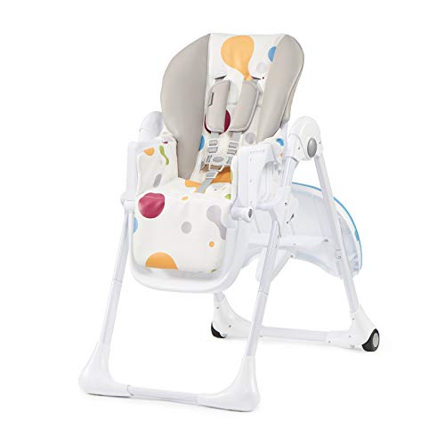 Kinderkraft Trona Bebé Ajustable YUMMY, Hasta 3 Años, Multicolor