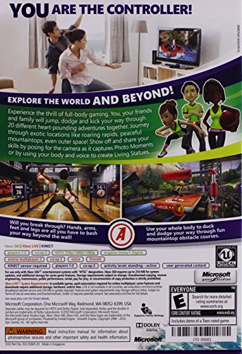 Kinect Adventures! Xbox 360 by Microsoft