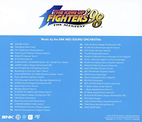 KING OF FIGHTERS '98 (THE DEFINITIVE SOUNDTRACK)