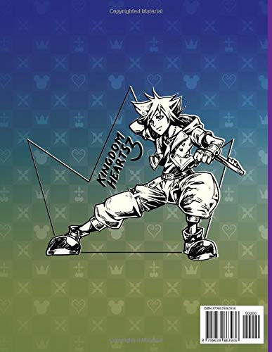 Kingdom Hearts Coloring Book: Coloring Books For Kids And Adults, Creativity & Relaxation