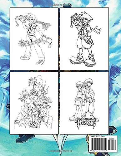 Kingdom Hearts Coloring Book: Inspired by Kingdom Hearts Game Series