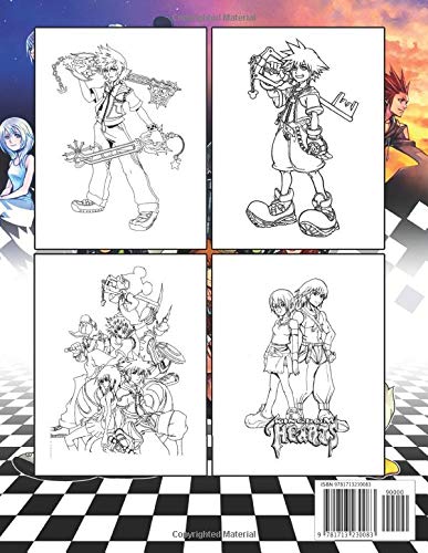 Kingdom Hearts Coloring Book: Live in the world of Kingdom Hearts, bring all the favorite characters to life