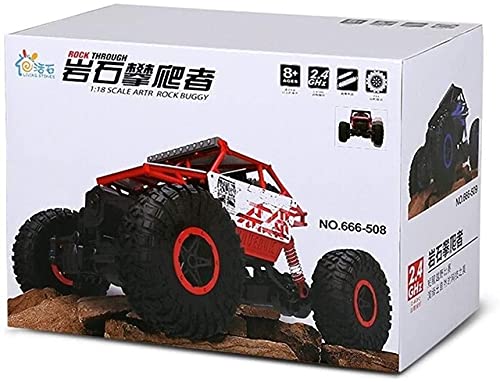 Kioiien Juguete para niños Control Remoto Coche Alta Velocidad Fuera de Carretera RC Vehículo de Carreras RC Coche 2.4GHz Relation Race Race Buggy Racing Truck Coche Bigfoot Car Cumpleaños Regalo for