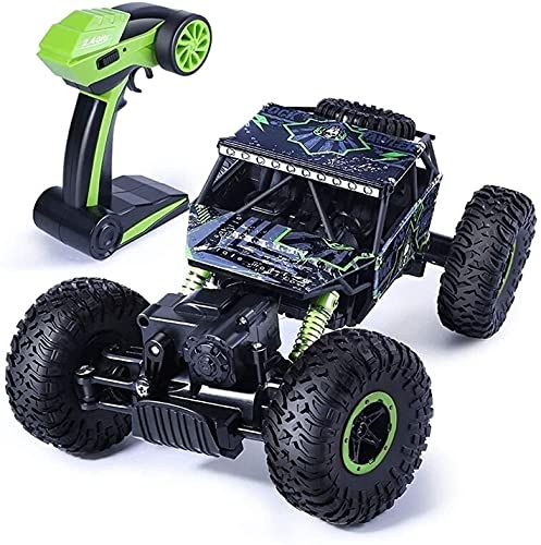 Kioiien Juguete para niños Control Remoto Coche Alta Velocidad Fuera de Carretera RC Vehículo de Carreras RC Coche 2.4GHz Relation Race Race Buggy Racing Truck Coche Bigfoot Car Cumpleaños Regalo for