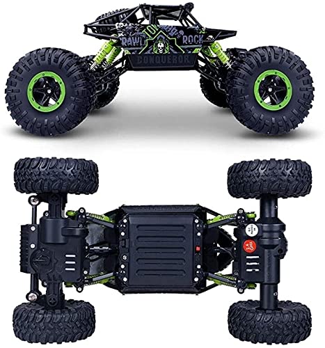 Kioiien Juguete para niños Control Remoto Coche Alta Velocidad Fuera de Carretera RC Vehículo de Carreras RC Coche 2.4GHz Relation Race Race Buggy Racing Truck Coche Bigfoot Car Cumpleaños Regalo for