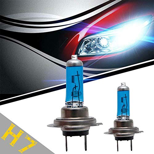 Kit de Luz de Xenón LED de 2 Piezas, Bombillas de Faros Delanteros de Coche Súper Blancos, Lámpara Antiniebla 8500K 12V 100W H7 499
