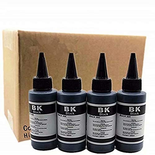 Kit de recambio de tinta para impresora Stylus Photo P50, T59, R265, 285, 360, RX560, RX585, RX610, RX650, RX685, cartuchos recargables CIS/CISS System (100 ml, 4 negros)