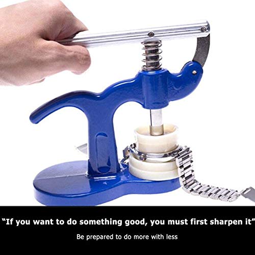 Kit de reparación de reloj profesional de 30 piezas - Juego de herramientas de enlace de correa de reloj con abridor de caja profesional con bolsa de transporte - Juego de herramientas de relojero J