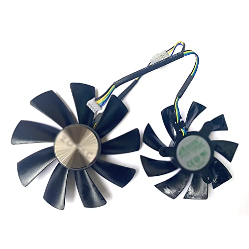 kitbooly Ventiladores gráficos, 100MM 87MM GAA8S2U GA92S2H RTX2080 Ventilador de refrigeración, Fit for ZOTAC Geforce RTX 2070 AMP MAXX GTX 1080Mini 1080TI 1060 1070TIVentilador de gráficos
