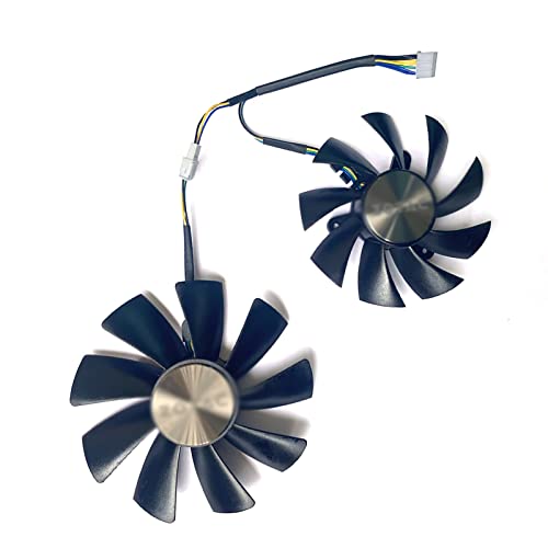 kitbooly Ventiladores gráficos, 100MM 87MM GAA8S2U GA92S2H RTX2080 Ventilador de refrigeración, Fit for ZOTAC Geforce RTX 2070 AMP MAXX GTX 1080Mini 1080TI 1060 1070TIVentilador de gráficos