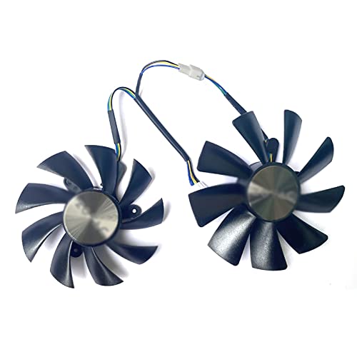 kitbooly Ventiladores gráficos, 100MM 87MM GAA8S2U GA92S2H RTX2080 Ventilador de refrigeración, Fit for ZOTAC Geforce RTX 2070 AMP MAXX GTX 1080Mini 1080TI 1060 1070TIVentilador de gráficos