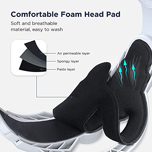 KIWISMART Correa Elite para Oculus Quest 2 Accesorios, Reemplazo de Correa para la Cabeza con Cojín para la Cabeza