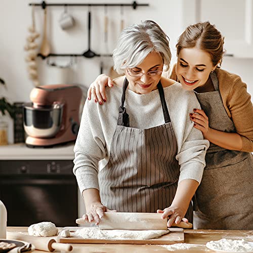 Klarstein Bella Pico 2G - Batidora amasadora, Amasadora de 1300 W, Amasadora reposteria con 6 niveles efecto pulso, Sistema de rotación planetaria, Cuenco de 5 L de capacidad, 3 piezas, Rosa