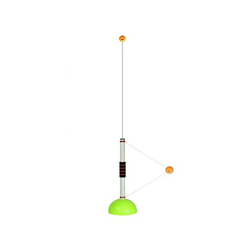 KMDSM Ping-Pong, Elevador elástico Suave del Eje Mesa de Ping Pong Autoformación Artefacto Mesa de Ping Pong Pelota de Entrenamiento Inicio Practicar Bola, Amarillo (Altura de elevación 155 cm)
